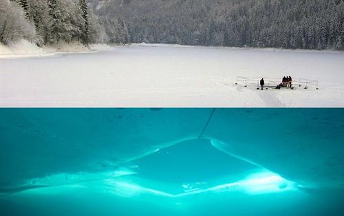 Plongée sous glace Morzine Montriond