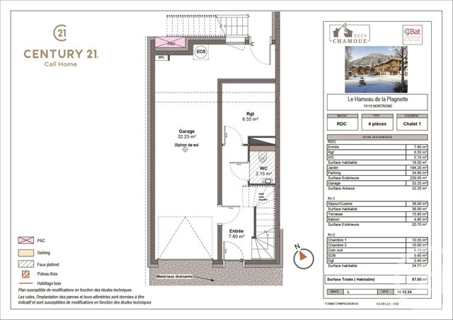 Afficher la photo en grand Appartement Triplex à vendre - 4 pièces - 87.05 m2 - MONTRIOND - 74 - RHONE-ALPES - Century 21 Call Home