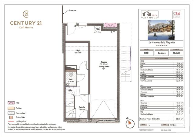 Appartement Triplex à vendre - 4 pièces - 86.9 m2 - MONTRIOND - 74 - RHONE-ALPES - Century 21 Call Home