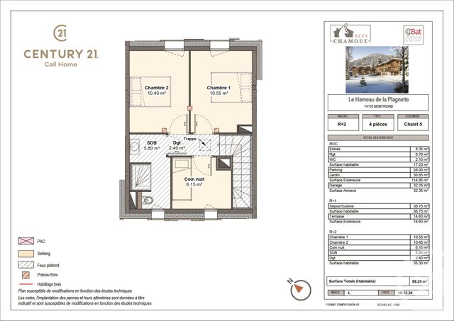 Appartement Triplex à vendre - 4 pièces - 89.25 m2 - MONTRIOND - 74 - RHONE-ALPES - Century 21 Call Home