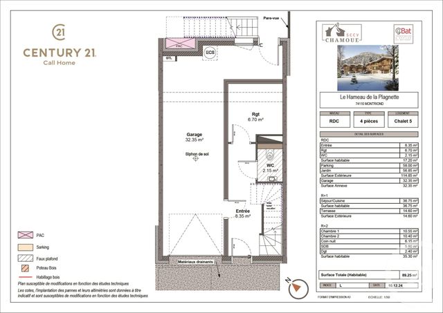 Appartement Triplex à vendre - 4 pièces - 89.25 m2 - MONTRIOND - 74 - RHONE-ALPES - Century 21 Call Home