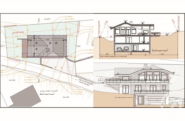 terrain à vendre - 500.0 m2 - LA COTE D ARBROZ - 74 - RHONE-ALPES - Century 21 Call Home