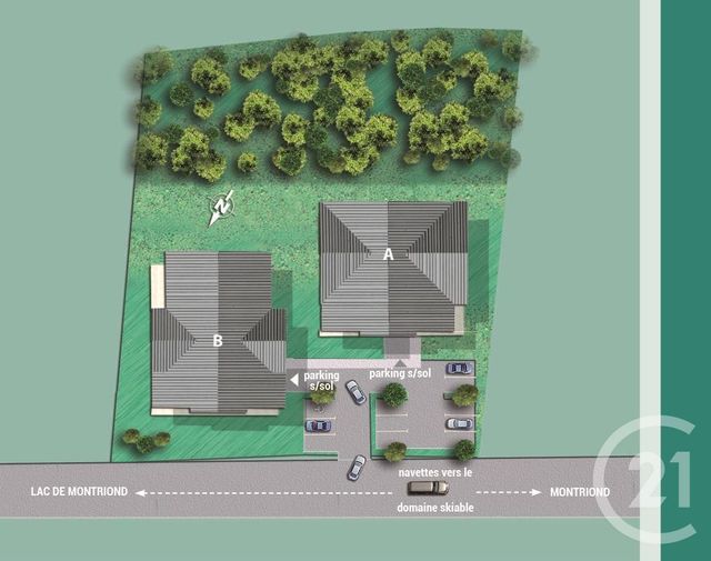 Appartement T2 à vendre - 2 pièces - 50.97 m2 - MONTRIOND - 74 - RHONE-ALPES - Century 21 Call Home