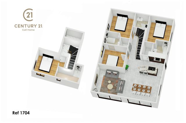 Appartement Duplex à vendre - 5 pièces - 123.84 m2 - MORZINE - 74 - RHONE-ALPES - Century 21 Call Home